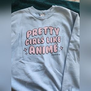 Pretty girls anime sweater